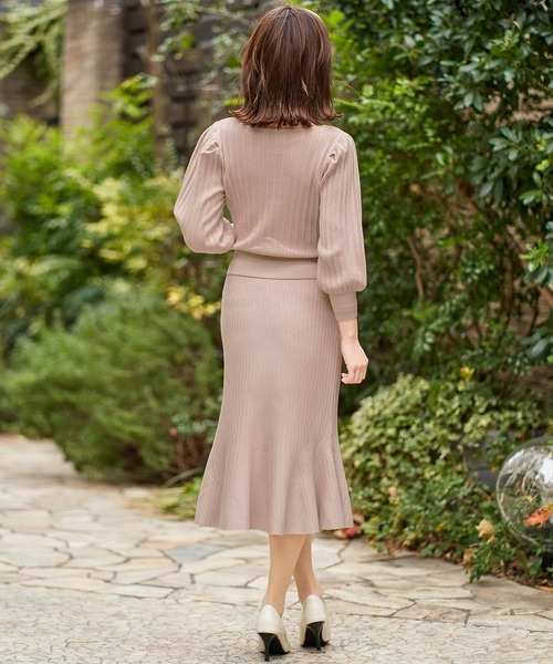 FEERICHELU（フェリーシェル）の「ニット スカート マーメード SS FEERICHELU（スカート・レディース・ベージュ/ネイビー/サックスブルー/ピンクベージュ・S/M）」の10枚目の写真