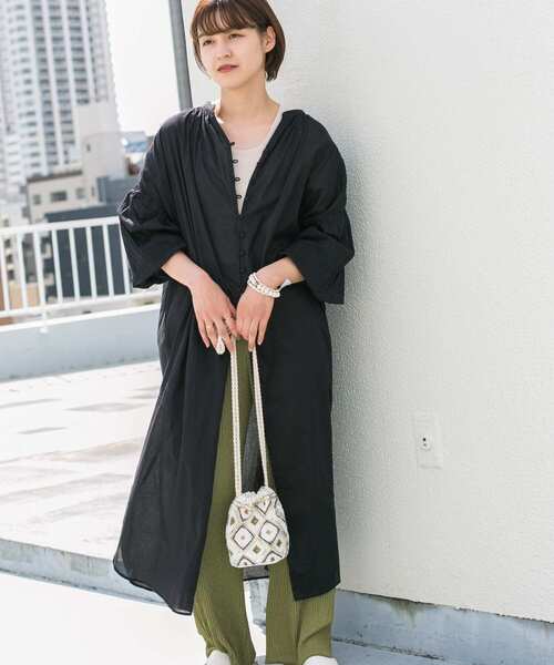 KBF（ケイビーエフ）の「2WAYボリュームギャザーワンピース