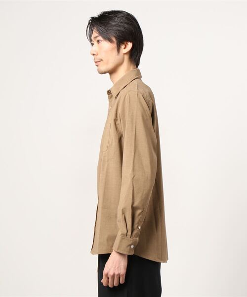 JOHN'S CLOSET(ジョンズクローゼット)の「【i】ポリエステルラミーレギュラーカラー長袖シャツ(シャツ/ブラウス・メンズ・ブラック/ベージュ/カーキ/ネイビー/ホワイト・LARGE/X-LARGE/MEDIUM)」の9枚目の写真
