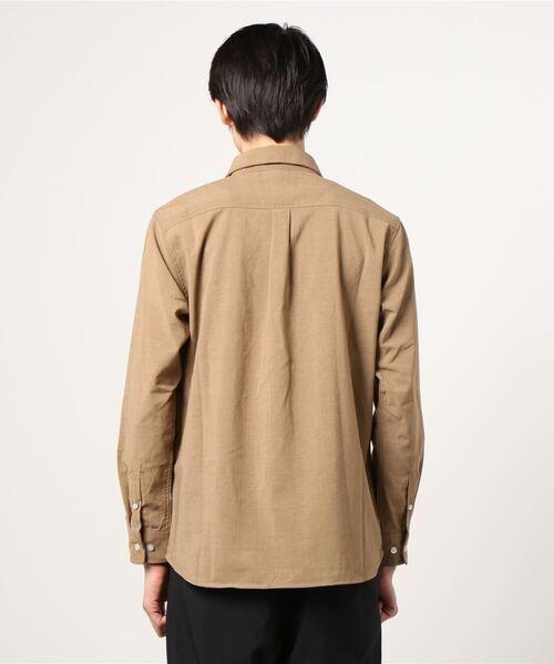 JOHN'S CLOSET(ジョンズクローゼット)の「【i】ポリエステルラミーレギュラーカラー長袖シャツ(シャツ/ブラウス・メンズ・ブラック/ベージュ/カーキ/ネイビー/ホワイト・LARGE/X-LARGE/MEDIUM)」の14枚目の写真