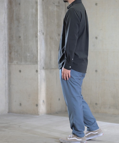 JOHN'S CLOSET(ジョンズクローゼット)の「【i】ポリエステルラミーレギュラーカラー長袖シャツ(シャツ/ブラウス・メンズ・ブラック/ベージュ/カーキ/ネイビー/ホワイト・LARGE/X-LARGE/MEDIUM)」の19枚目の写真