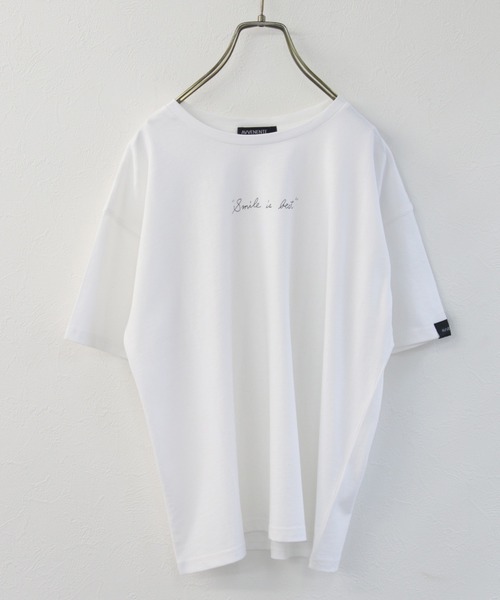 Avvenente（アベネンテ）の「【Avvenente】ハンドライティングTシャツ（Tシャツ/カットソー・レディース・ブラック/オフホワイト・M）」の15枚目の写真