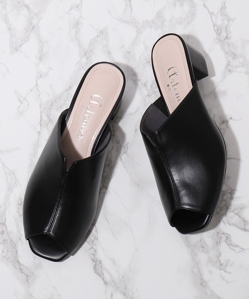 artemis by DIANA（アルテミスバイダイアナ）の「甲深ミュール（サンダル・レディース・ホワイト/ブラック/ベージュ/ブラウン・M/L/S/XL）」の3枚目の写真