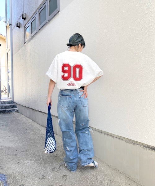 WHO'S WHO gallery（フーズフーギャラリー）の「【KOOKY'N/クーキー】フロッキーミニカレッジTEE（Tシャツ/カットソー・メンズ・ホワイト/アッシュグレー/ブラック/ブルー/グリーン・FREE）」の15枚目の写真