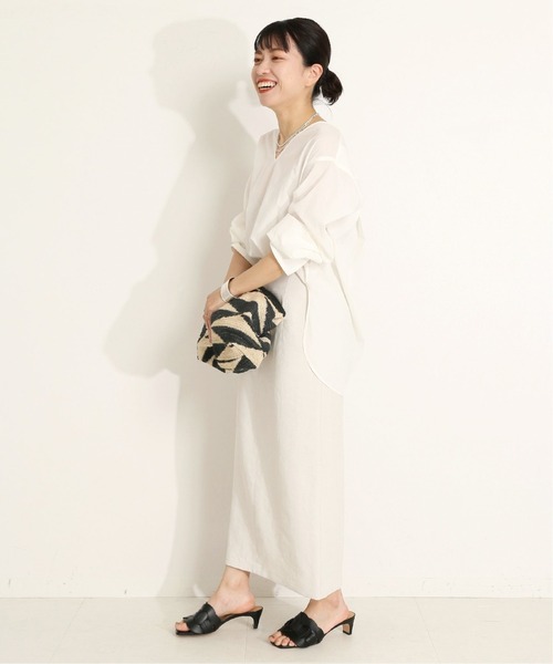 VERMEIL par iena（ヴェルメイユパーイエナ）の「NALYAストレッチタイトスカート◆（スカート・レディース・ブラック/アイボリー・40/38/36）」の15枚目の写真