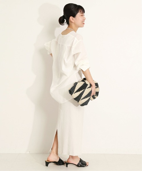 VERMEIL par iena（ヴェルメイユパーイエナ）の「NALYAストレッチタイトスカート◆（スカート・レディース・ブラック/アイボリー・40/38/36）」の11枚目の写真