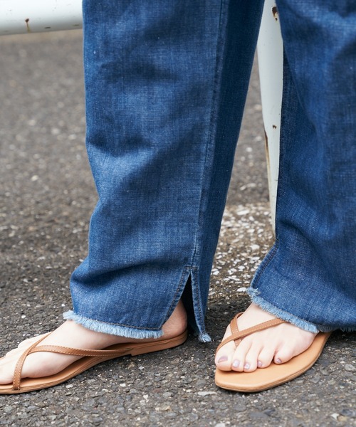 CIAOPANIC TYPY（チャオパニックティピー）の「【TYPYDENIM】タックイージーパンツ（デニムパンツ・レディース・ネイビー/ブルー・SMALL/MEDIUM/LARGE）」の20枚目の写真