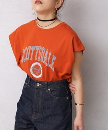 Bonjour Sagan | カレッジプリントTシャツ/フレンチスリーブプルオーバー【ZOZO限定アイテム】(Tシャツ/カットソー)