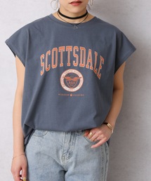 Bonjour Sagan | カレッジプリントTシャツ/フレンチスリーブプルオーバー【ZOZO限定アイテム】(Tシャツ/カットソー)