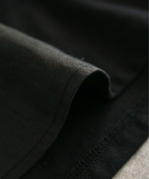 NOMBRE IMPAIR(ノンブルアンペール)の「ワーカーズリネンコンビ ノースリワンピース(ワンピース・レディース・ネイビー/チャコールグレー・FREE)」の11枚目の写真