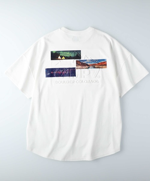 CAMP7（キャンプセブン）の「【CAMP7】フォトエンボスTシャツ（Tシャツ/カットソー・レディース・ライトベージュ/ダークグレー/ホワイト・M/L）」の9枚目の写真