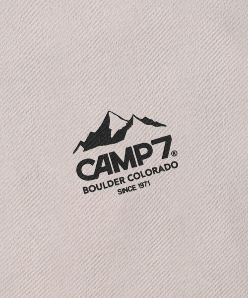 CAMP7（キャンプセブン）の「【CAMP7】フォトエンボスTシャツ（Tシャツ/カットソー・レディース・ライトベージュ/ダークグレー/ホワイト・M/L）」の19枚目の写真