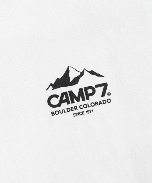 CAMP7（キャンプセブン）の「【CAMP7】フォトエンボスTシャツ（Tシャツ/カットソー・レディース・ライトベージュ/ダークグレー/ホワイト・M/L）」の8枚目の写真