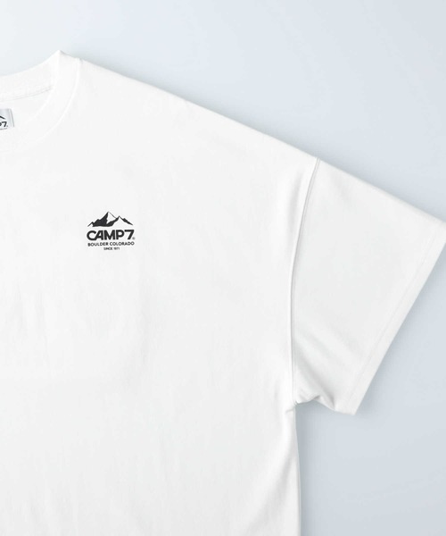 CAMP7（キャンプセブン）の「【CAMP7】フォトエンボスTシャツ（Tシャツ/カットソー・レディース・ライトベージュ/ダークグレー/ホワイト・M/L）」の12枚目の写真