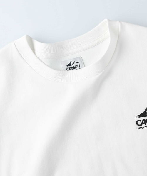 CAMP7（キャンプセブン）の「【CAMP7】フォトエンボスTシャツ（Tシャツ/カットソー・レディース・ライトベージュ/ダークグレー/ホワイト・M/L）」の13枚目の写真