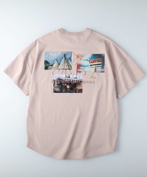 CAMP7（キャンプセブン）の「【CAMP7】フォトエンボスTシャツ（Tシャツ/カットソー・レディース・ライトベージュ/ダークグレー/ホワイト・M/L）」の21枚目の写真