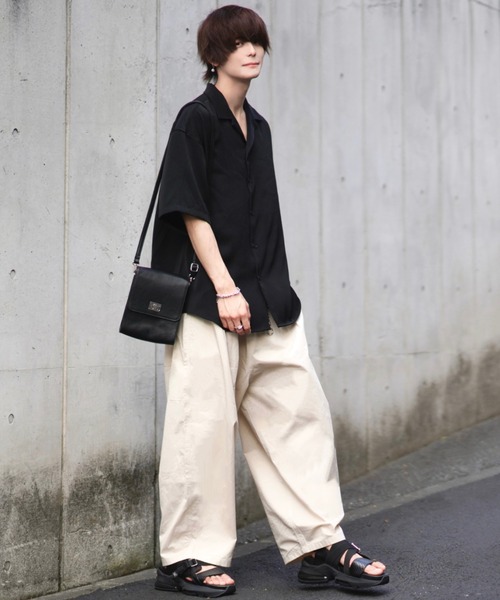 ADRER（アドラー）の「【ADRER】loose silhouette easy balloon pants/ルーズシルエットイージーバルーンパンツ（その他パンツ・メンズ・ホワイト/ブラック×カーキ・SMALL/MEDIUM/LARGE/X-SMALL）」の17枚目の写真