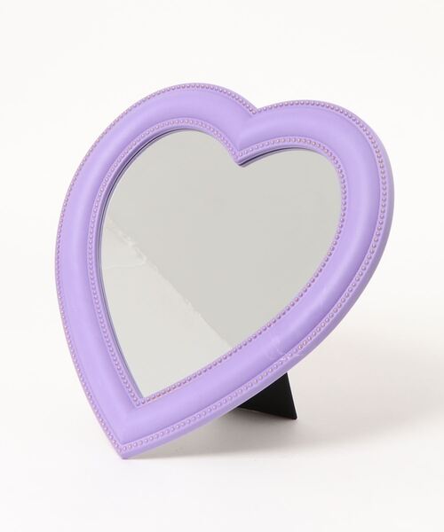 aimoha（アイモハ）の「ハートの卓上ミラー（ミラー・レディース・パープル/ホワイト/ピンク・FREE）」の8枚目の写真