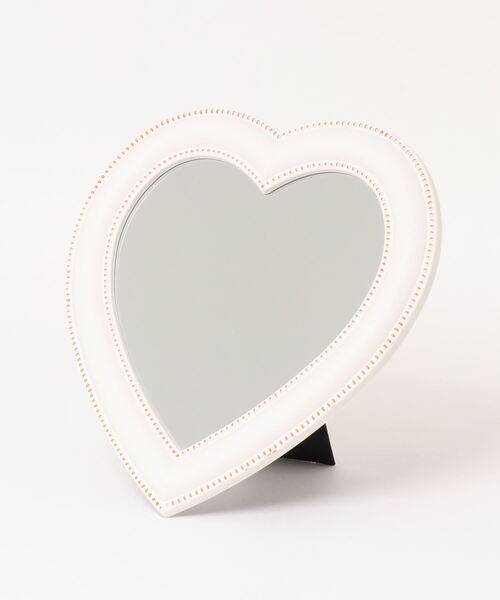 aimoha（アイモハ）の「ハートの卓上ミラー（ミラー・レディース・パープル/ホワイト/ピンク・FREE）」の9枚目の写真