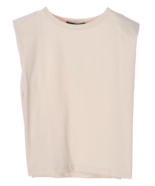 Sugar spoon（シュガースプーン）の「・SUGAR SPOON カタパットフレンチTシャツ＊（Tシャツ/カットソー・レディース・チャコールグレー/ブラック/パープル/グレイッシュベージュ/ピンクベージュ/アイボリー・FREE）」の22枚目の写真