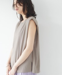 Sugar spoon | ・SUGAR SPOON カタパットフレンチTシャツ＊(Tシャツ/カットソー)