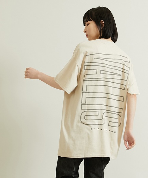 VALLIS by FACTOTUM(ヴァリスバイファクトタム)の「STUDIOUS別注 ビッグロゴバックプリントTee(Tシャツ/カットソー・メンズ・ホワイト/ブルー/ライトグリーン/ラベンダー/ライトベージュ・MEDIUM/LARGE)」の19枚目の写真