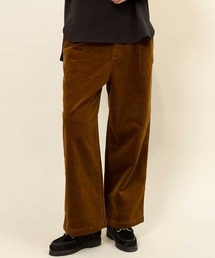 コーデュロイワイドパンツ