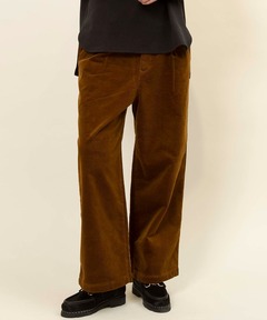 コーデュロイワイドパンツ