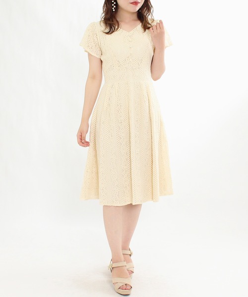 セール パール付きレースワンピース ワンピース Astoria Odier アストリアオディール のファッション通販 Zozotown