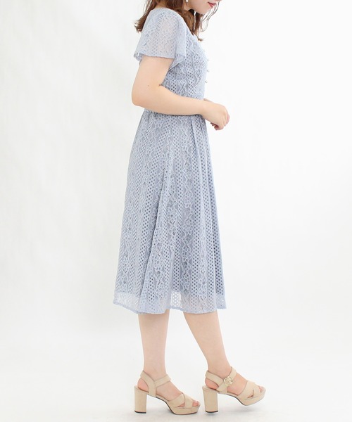 ASTORIA ODIER(アストリアオディール)の「パール付きレースワンピース(ワンピース・レディース・ホワイト/ブラック/サックスブルー・MEDIUM)」の14枚目の写真