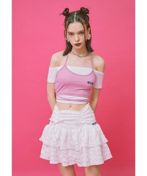 CRANK（クランク）の「『CRANK/クランク』STRING FRILL SKIRT