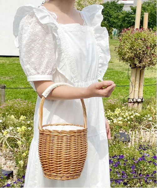 apres jour（アプレジュール）の「【apres jour×ARIAZ】バスケットかごバッグ（かごバッグ・レディース・ナチュラル・FREE）」の3枚目の写真