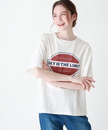 Cutie Blonde | 【S-L】前プリントロゴTシャツ(Tシャツ/カットソー)