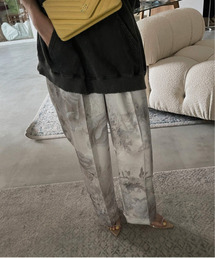 Ameri | FLOWER SATIN PANTS(スラックス)