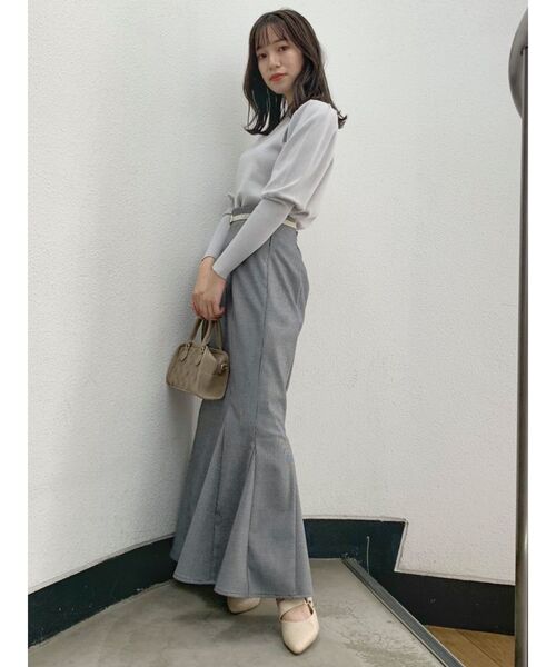 dazzlin（ダズリン）の「スリーブボリュームニットトップス（ニット/セーター・レディース・ブラック/グレー/モカ・FREE）」の12枚目の写真