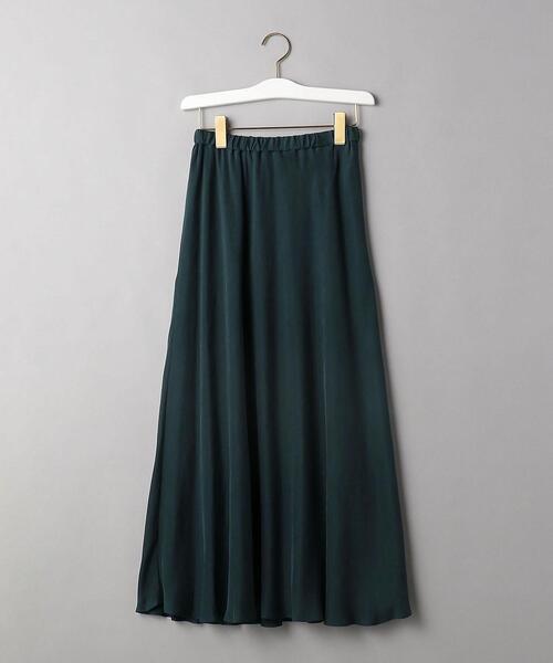 BEAUTY&YOUTH UNITED ARROWS（ビューティーアンドユースユナイテッドアローズ）の「BY キュプラマーメイドイージーフレア スカート（スカート・レディース・ライトブルー/ダークグリーン/ダークブラウン・SMALL/MEDIUM）」の19枚目の写真