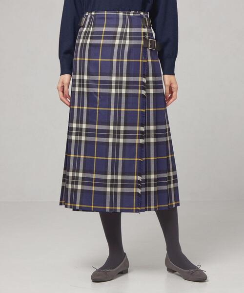 独特な O Neil Of Dublin オニール オブ ダブリン チェック プリーツ スカート77 スカート Newtonsmilecentre Com