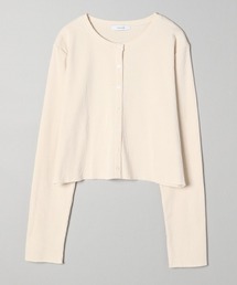 JEANASIS | コットンリブクロップドカーディガンLS/236953(カーディガン/ボレロ)