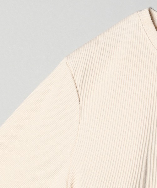 JEANASIS（ジーナシス）の「コットンリブクロップドカーディガンLS/236953（カーディガン/ボレロ・レディース・ブラック/グリーン/アイボリー・FREE）」の13枚目の写真