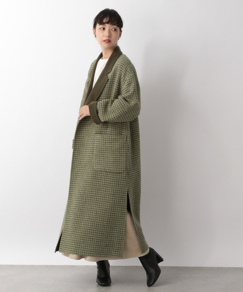 LOWRYS FARM(ローリーズファーム)の「メリノWフェイスリバーシブルコート/W 955610(チェスターコート・レディース・グレー系その他/ブラウン系その他/グリーン系その他・FREE)」の6枚目の写真