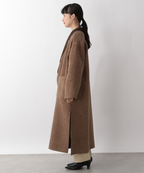 LOWRYS FARM(ローリーズファーム)の「メリノWフェイスリバーシブルコート/W 955610(チェスターコート・レディース・グレー系その他/ブラウン系その他/グリーン系その他・FREE)」の10枚目の写真