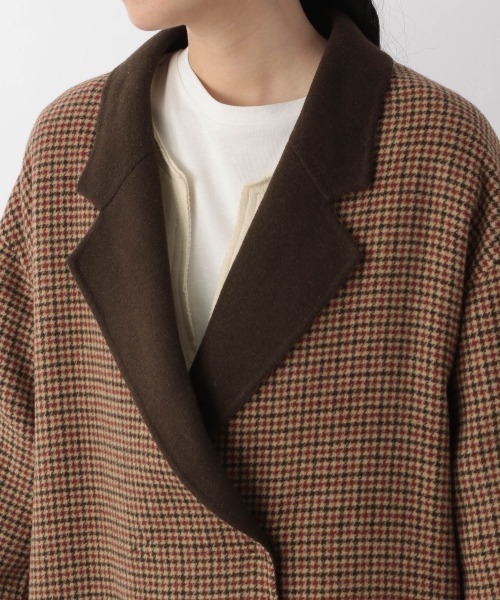 LOWRYS FARM(ローリーズファーム)の「メリノWフェイスリバーシブルコート/W 955610(チェスターコート・レディース・グレー系その他/ブラウン系その他/グリーン系その他・FREE)」の13枚目の写真