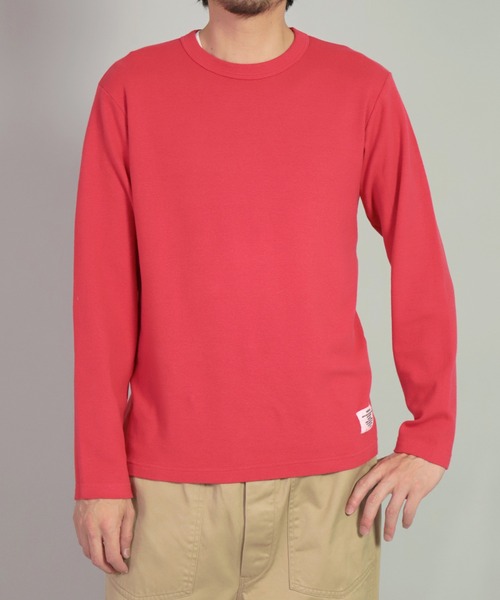 [OMNIGOD mens / オムニゴッド] KLフライス クルーネックロングスリーブTシャツ