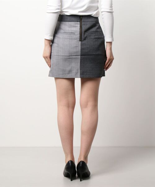 FIG&VIPER（フィグアンドバイパー）の「チェック切替ミニSK（スカート・レディース・ブラウン/ブラック・MEDIUM/SMALL）」の19枚目の写真