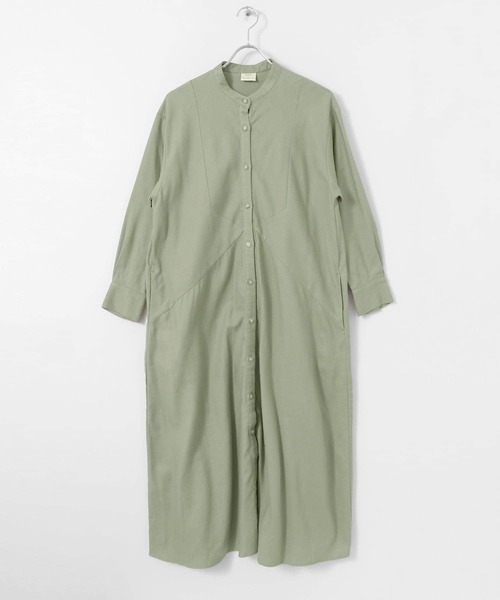 DOORS thint ネル起毛Aラインシャツワンピース 美品♡アーバンリサーチ