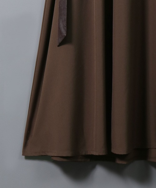 &g'aime（アンジェム）の「【&g’aime】レザードッキングワンピース（ワンピース・レディース・ブラック/ブラウン・FREE）」の21枚目の写真