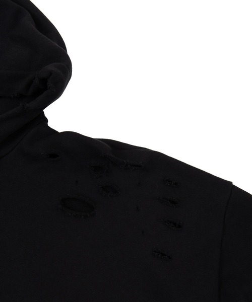 PUNYUS(プニュズ)の「クラッシュパーカー(パーカー・レディース・パープル/グリーン/ブラック/グレー・3/4)」の15枚目の写真