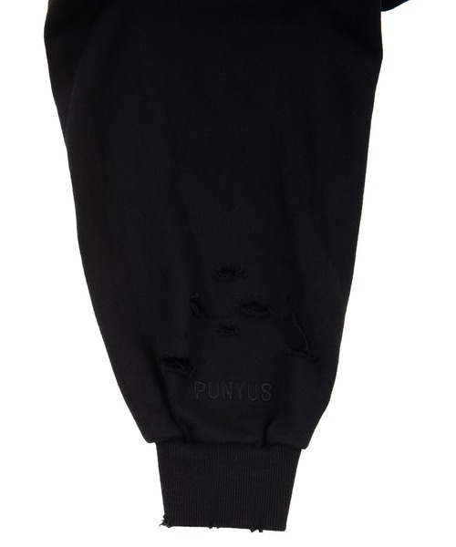 PUNYUS(プニュズ)の「クラッシュパーカー(パーカー・レディース・パープル/グリーン/ブラック/グレー・3/4)」の17枚目の写真