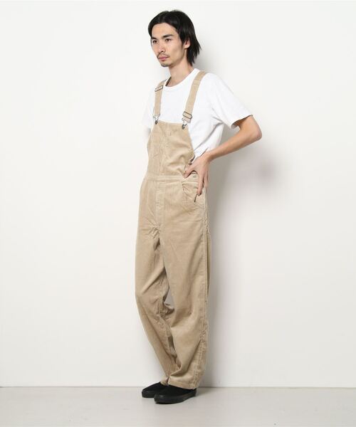 STYLEBLOCK（スタイルブロック）の「コーデュロイオーバーオール（その他パンツ・メンズ・アイボリー/ブラック/ブラウン/カーキ・M/L）」の2枚目の写真