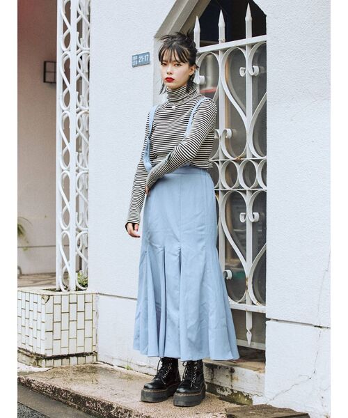 jouetie（ジュエティ）の「マーメイドサスペンダースカート（スカート・レディース・ブラック/ブラウン/ブルー・MEDIUM）」の12枚目の写真